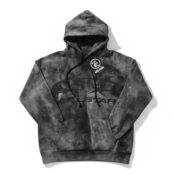 Hellstar Gray Tie-Dye Hoodie & Jogger Set